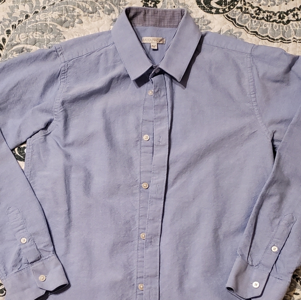 Boy's shirt Dress Shirt age 14 pale blue